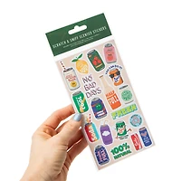 Scratch & Sniff Soda Scented Stickers 4-Sheets