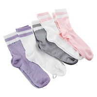 Ladies Mesh Crew Socks 5-Pack