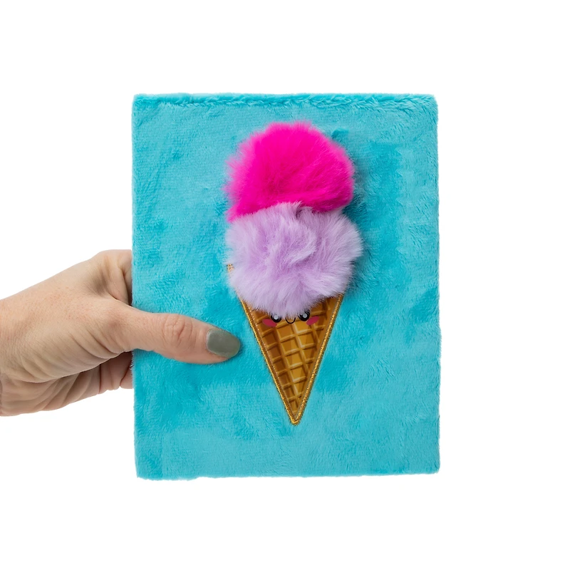 Ice Cream Plush Journal Set 3-Piece