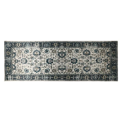 Traditional Runner Machine Washable Rug 24in x 72in