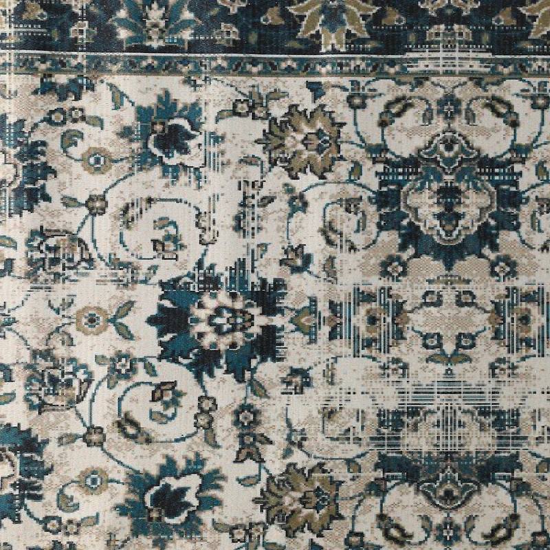 Traditional Runner Machine Washable Rug 24in x 72in