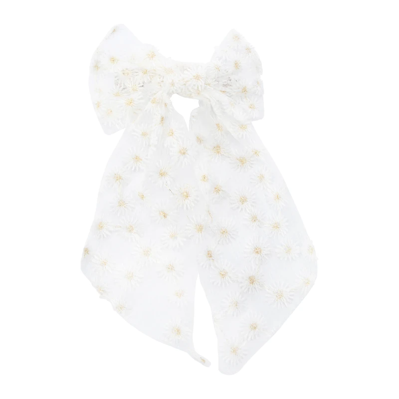 Oversized Daisy Flower Bow