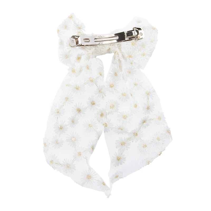Oversized Daisy Flower Bow