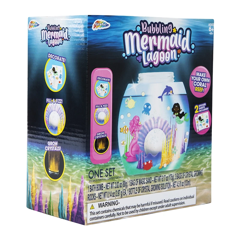 Make Your Own Bubbling Mermaid Lagoon  Coral Reef Kit
