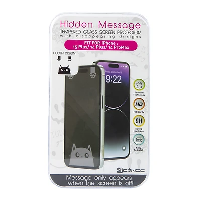 Hidden Message Screen Protector For iPhone 15 Plus®/14 Plus®