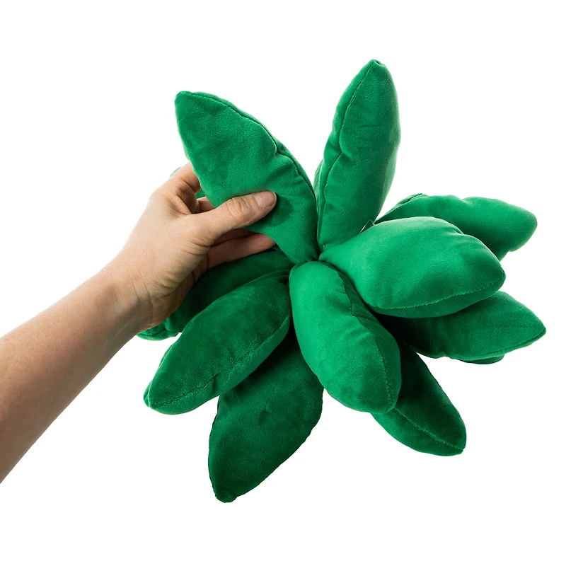 Succulent Plush Pillow 13.5in x 13.5in