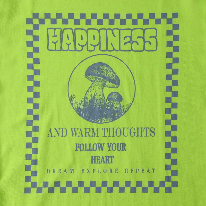 'Happiness' Mushroom Graphic Tee