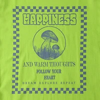 'Happiness' Mushroom Graphic Tee