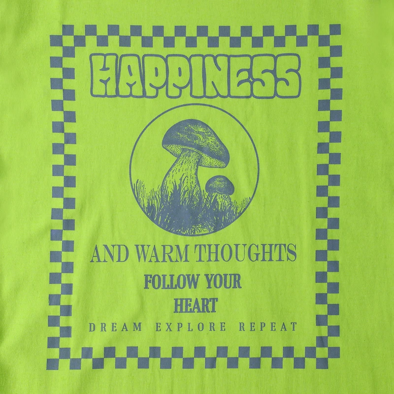 'Happiness' Mushroom Graphic Tee