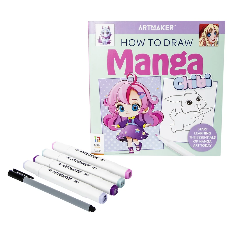 Art Maker™ How To Draw Manga Activity Book