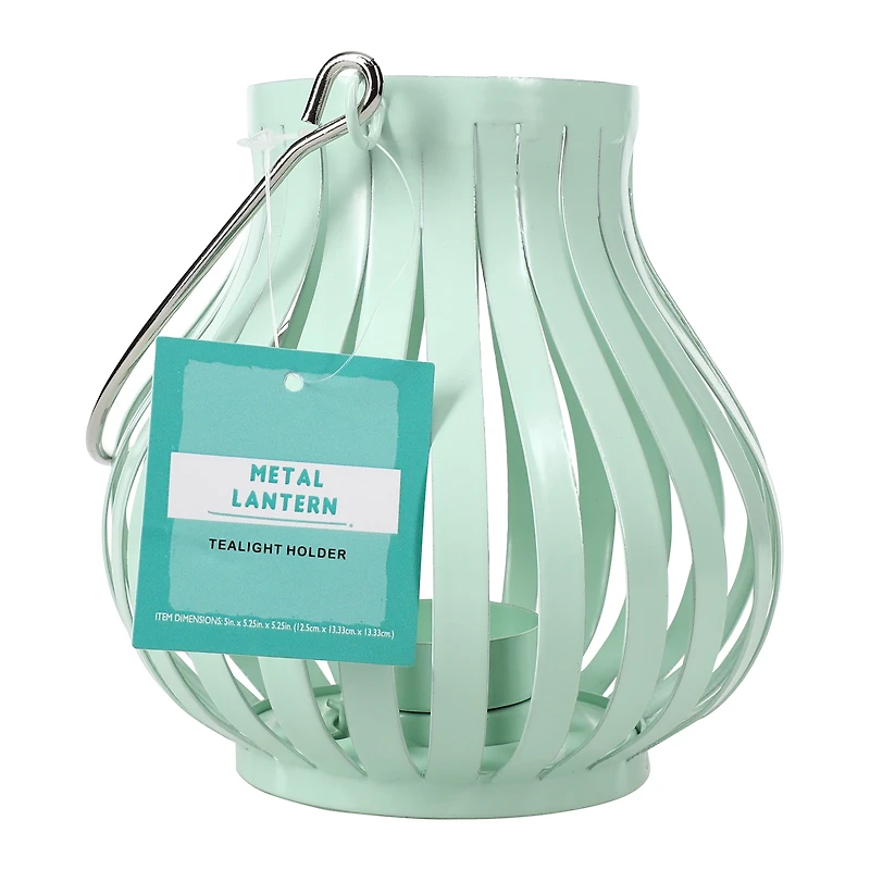 Metal Lantern 5in x 5.25in