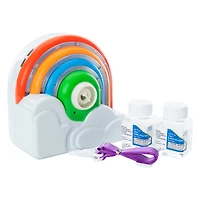 Light Up Rainbow Bubble Blower With Strap