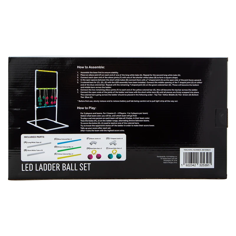 LED Ladder Ball Game Set