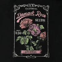 'Damask Rose' Graphic Tee