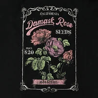 'Damask Rose' Graphic Tee