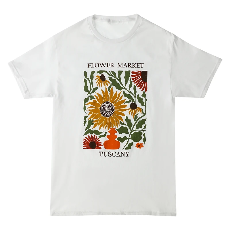 'Flower Market' Graphic Tee