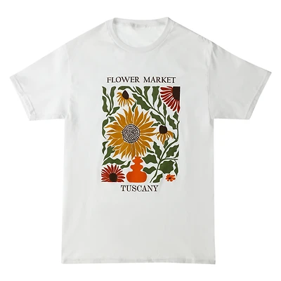'Flower Market' Graphic Tee