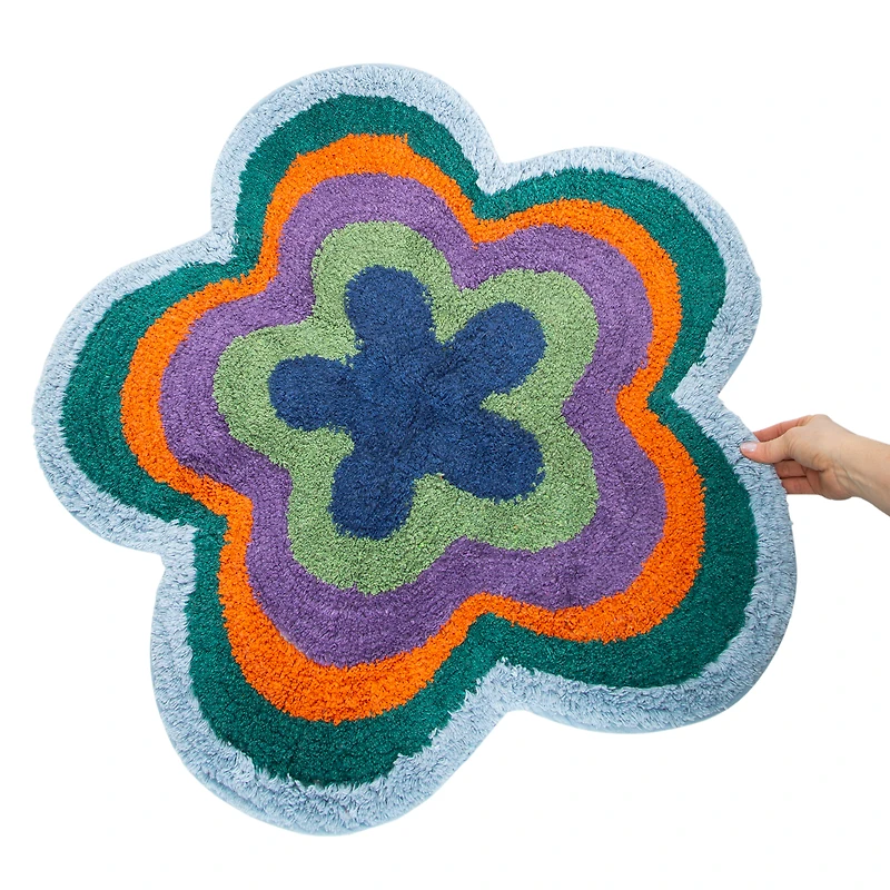 Retro Shaped Rug 30in x
