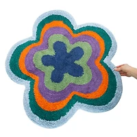Retro Shaped Rug 30in x