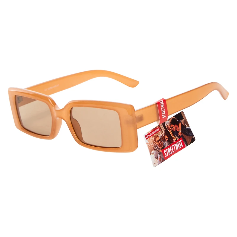 Ladies Milky Rectangle Sunglasses