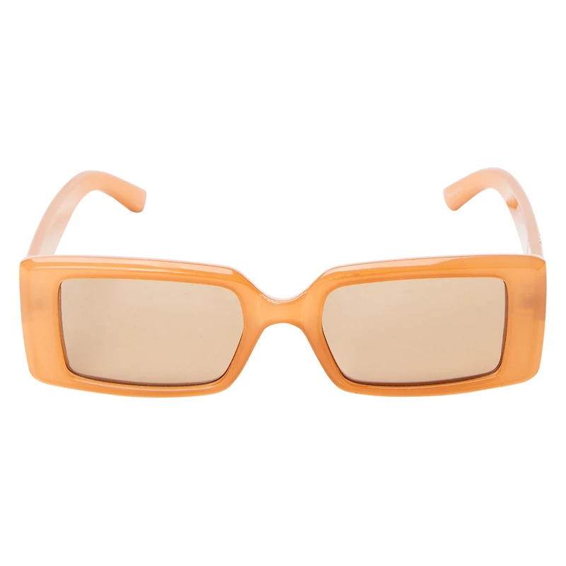 Ladies Milky Rectangle Sunglasses
