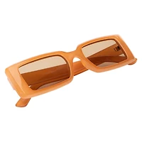 Ladies Milky Rectangle Sunglasses