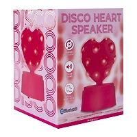 Light-Up Disco Heart Bluetooth® Speaker 4.4in x 6.65in