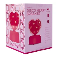 Light-Up Disco Heart Bluetooth® Speaker 4.4in x 6.65in