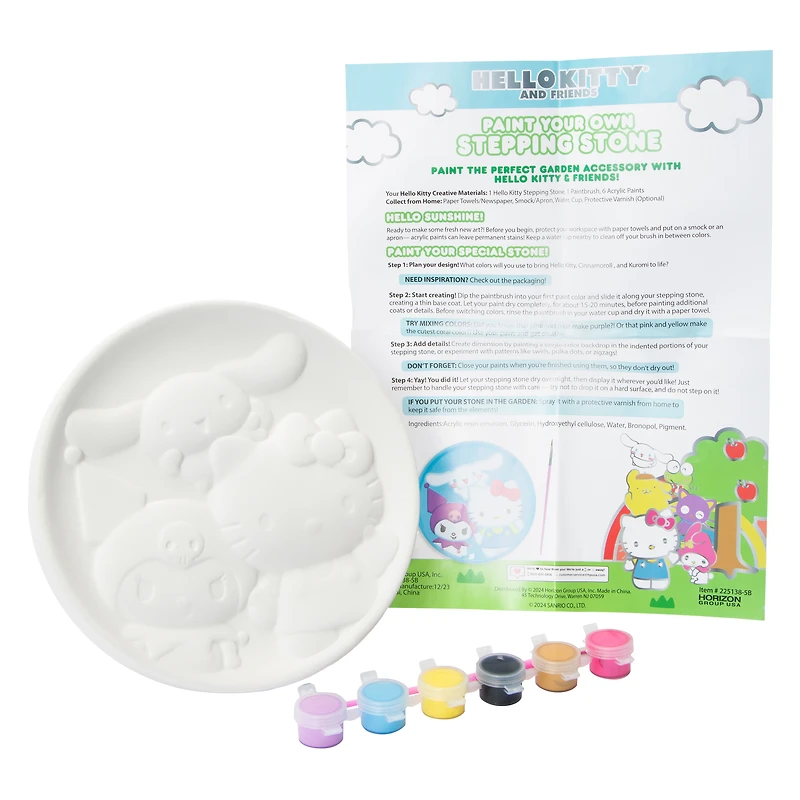 Hello Kitty & Friends® Paint Your Own Stepping Stone Kit