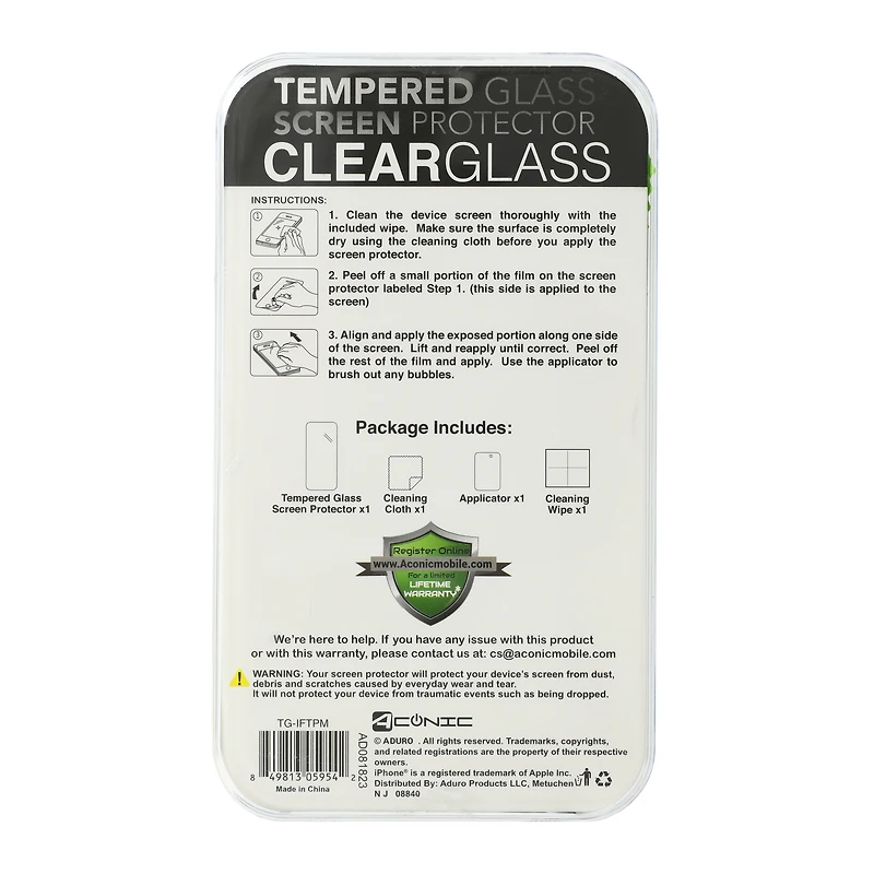 Tempered Glass Screen Protector For iPhone 15 Pro Max®