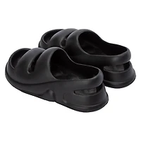 Ladies Double Band Puff Slide Sandals