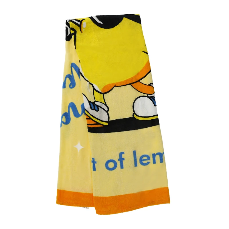 'Making Lemonade Out Of Lemons' Beach Towel 30in x 60in