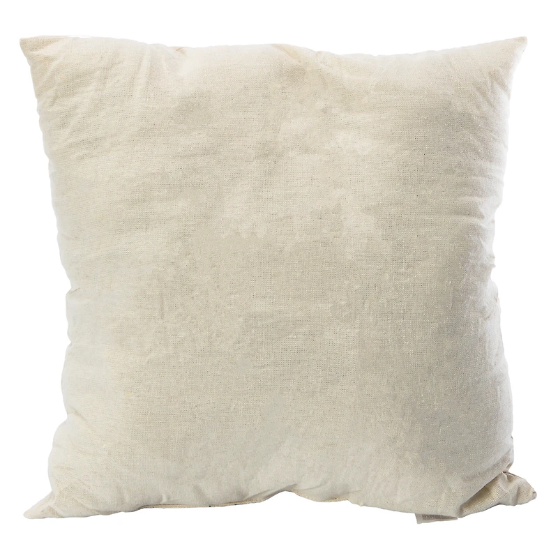 Embroidered Pillow - Floral 16in x 16