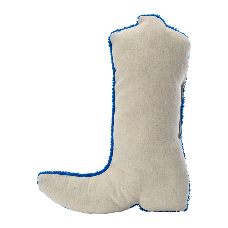 Cowgirl Boot Pillow - 11in x 16in