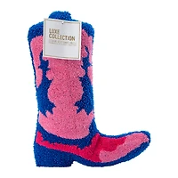 Cowgirl Boot Pillow - 11in x 16in