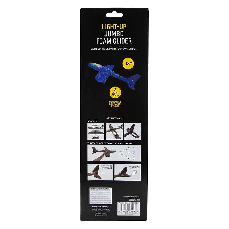 Light-Up Jumbo Foam Glider