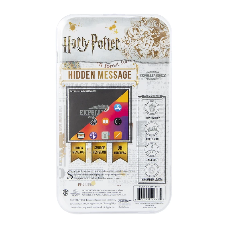 Harry Potter™ Hidden Message Screen Protector For iPhone 14 Plus®/14 Pro Max®
