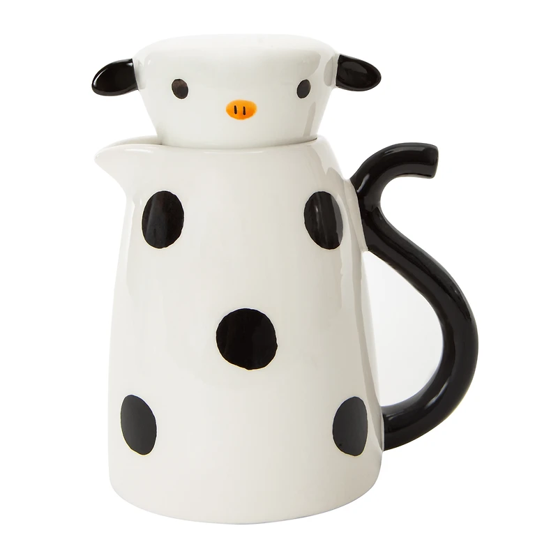 Animal Shaped Ceramic Pitcher & Cup 15.9oz