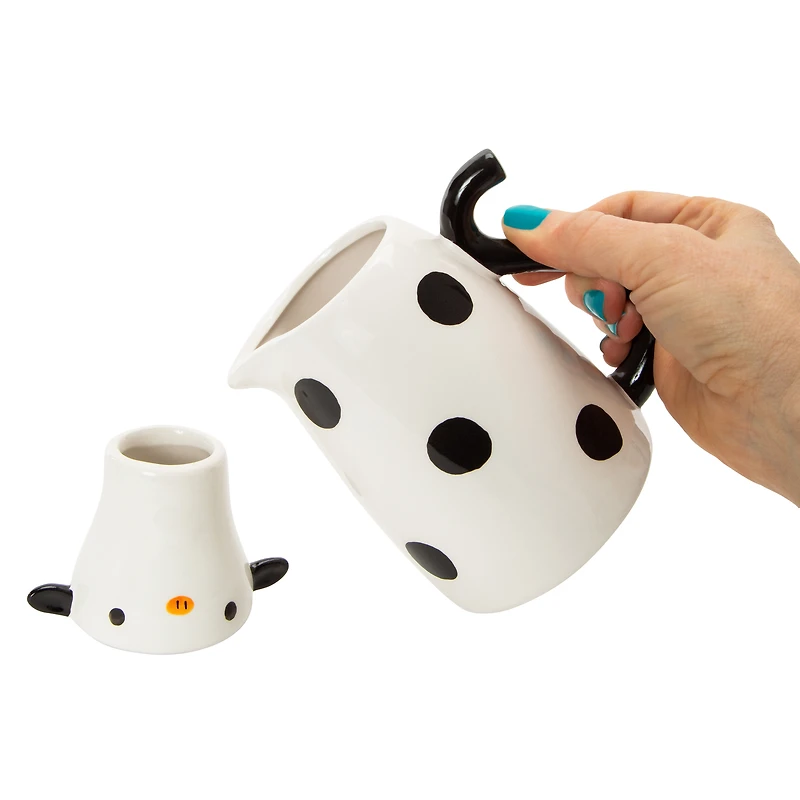 Animal Shaped Ceramic Pitcher & Cup 15.9oz