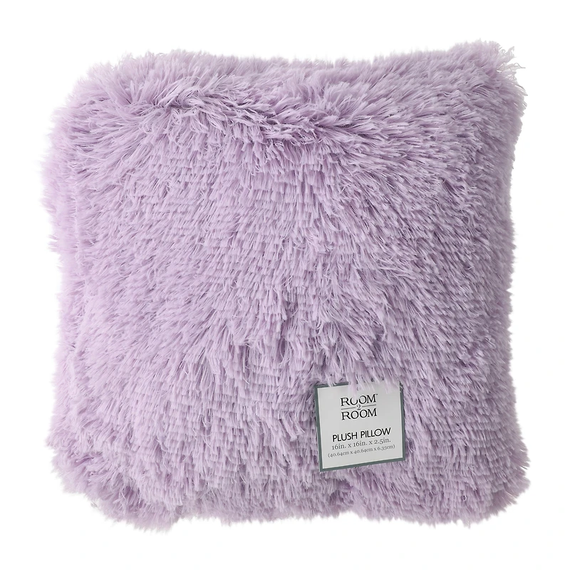 Plush Pillow 16in x 16in - Purple
