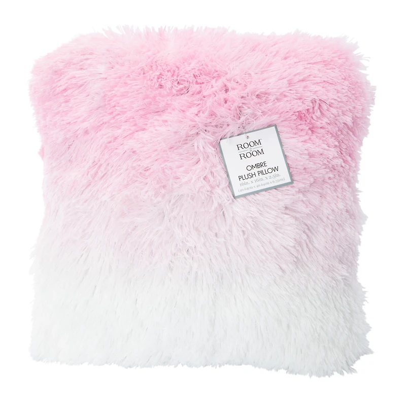Ombre Plush Pillow 16in x 16in