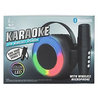 Bluetooth® Karaoke LED Wireless Speaker With Microphone