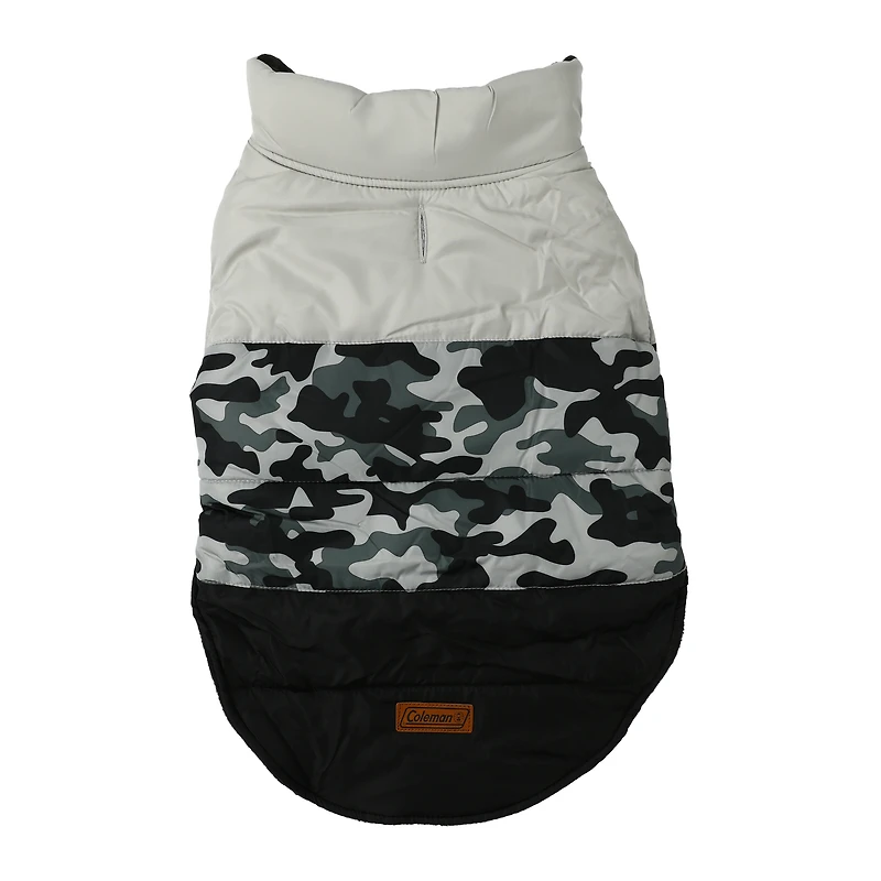 coleman® pet camo puffer jacket