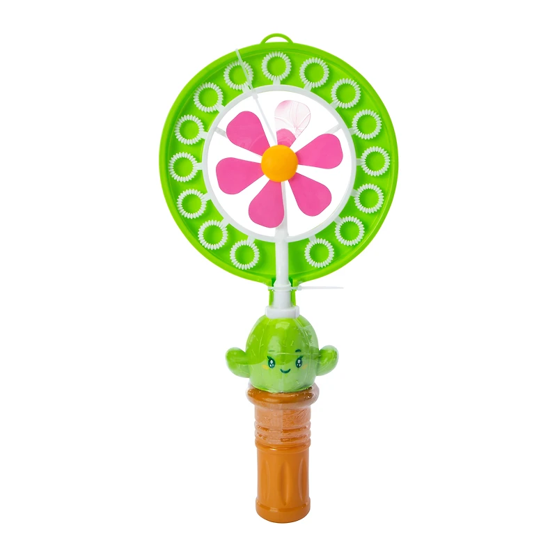 Pinwheel Bubble Wand With Solution 3.4 oz
