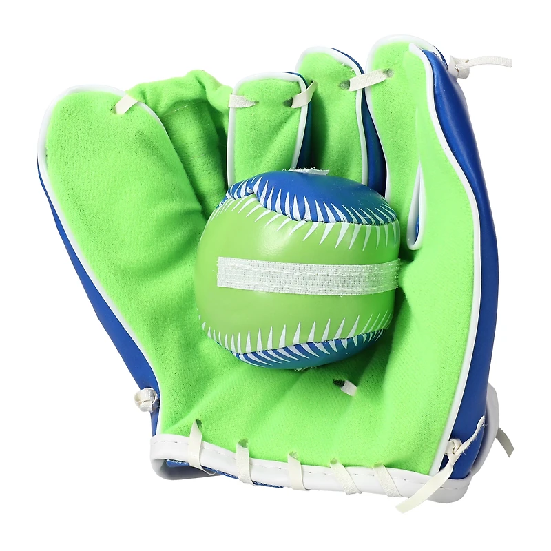 Sport Grip Velcro® Baseball Glove & Ball Beginner's Set