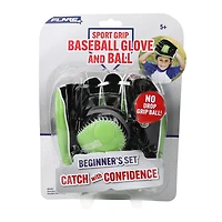 Sport Grip Velcro® Baseball Glove & Ball Beginner's Set