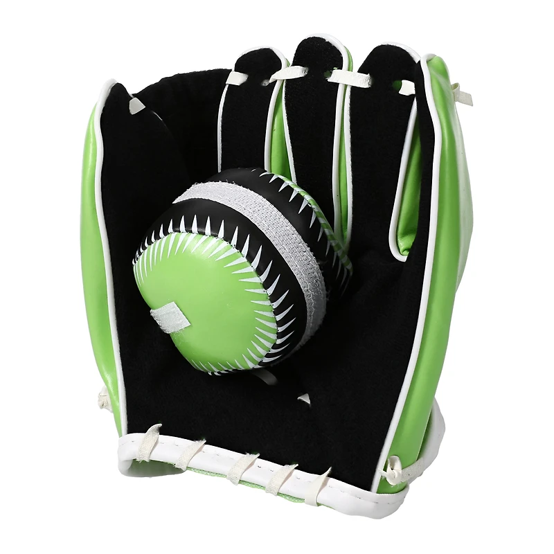 Sport Grip Velcro® Baseball Glove & Ball Beginner's Set