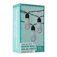 Edison Bulb Solar String Lights 12.5ft