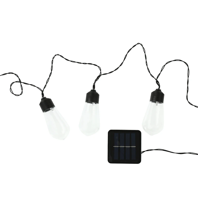 Edison Bulb Solar String Lights 12.5ft