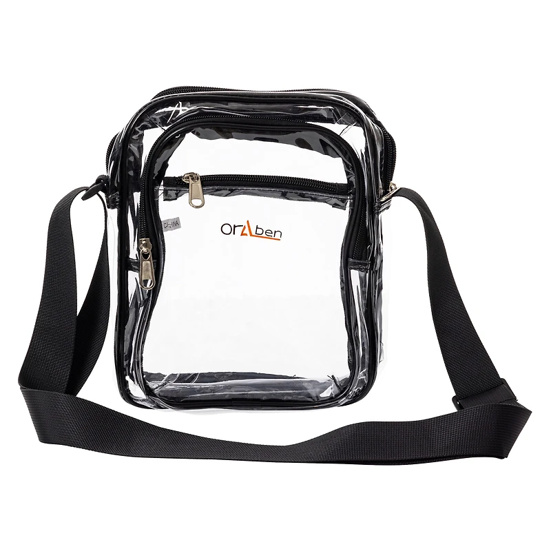 Clear Crossbody Satchel 10in x 8.6in